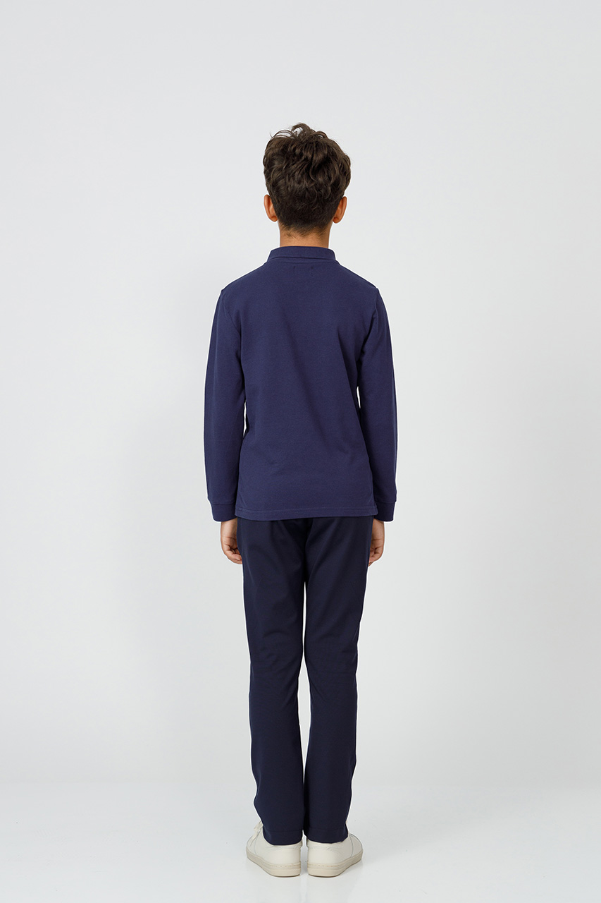 Tricou polo slim copii unisex 998